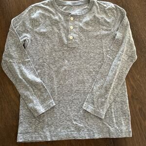 Crewcuts Boys L/S Henley T Shirt Top Sz 6-7